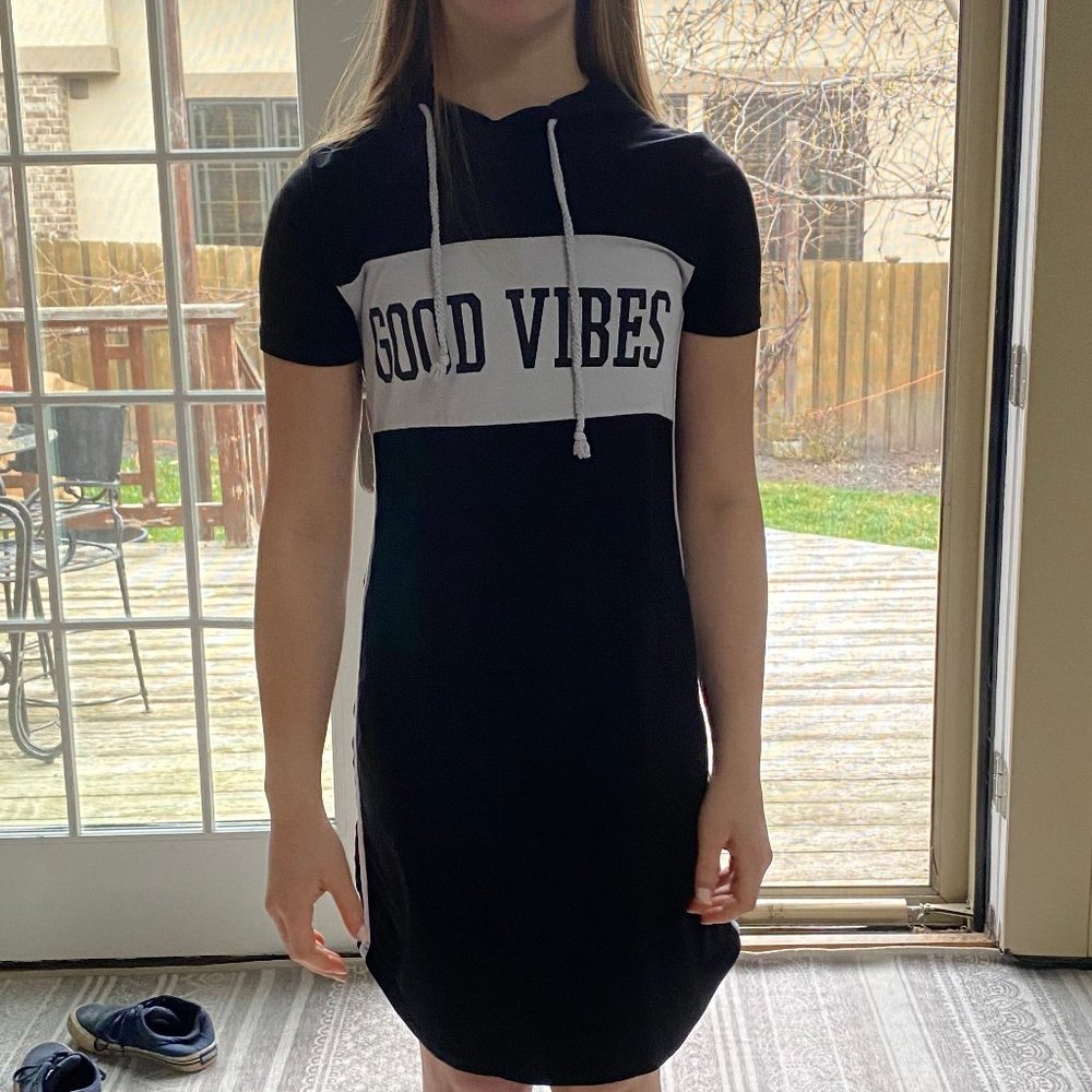 Black beach dress with Pockets